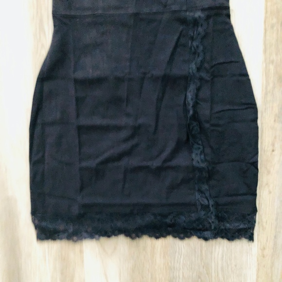 NWT Free People Black Premonitions Bodycon Dress S - Picture 2 of 5